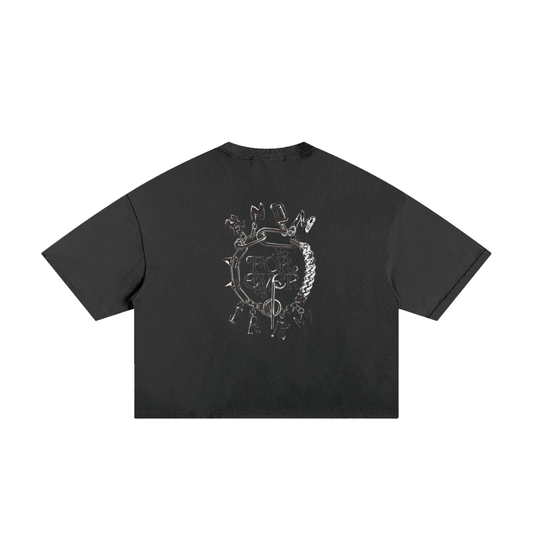 Classic Frayed Boxy Tee